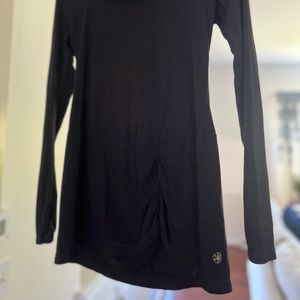 Cow neck light sweatshirt or tunic, size small.